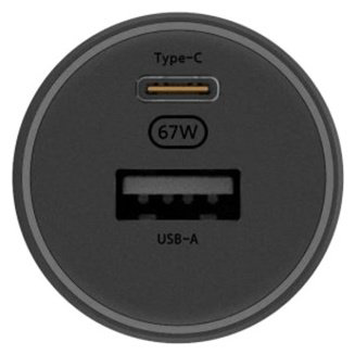 Зарядное устройство Xiaomi 67W CAR CHARGER CC07ZM USB Type-C, USB черный