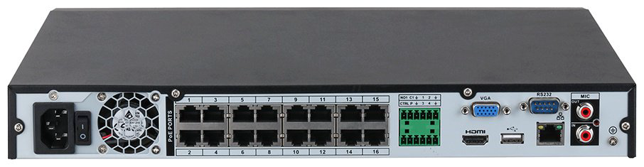 Видеорегистратор Dahua NVR (сетевой) DHI-NVR4216-16P-EI