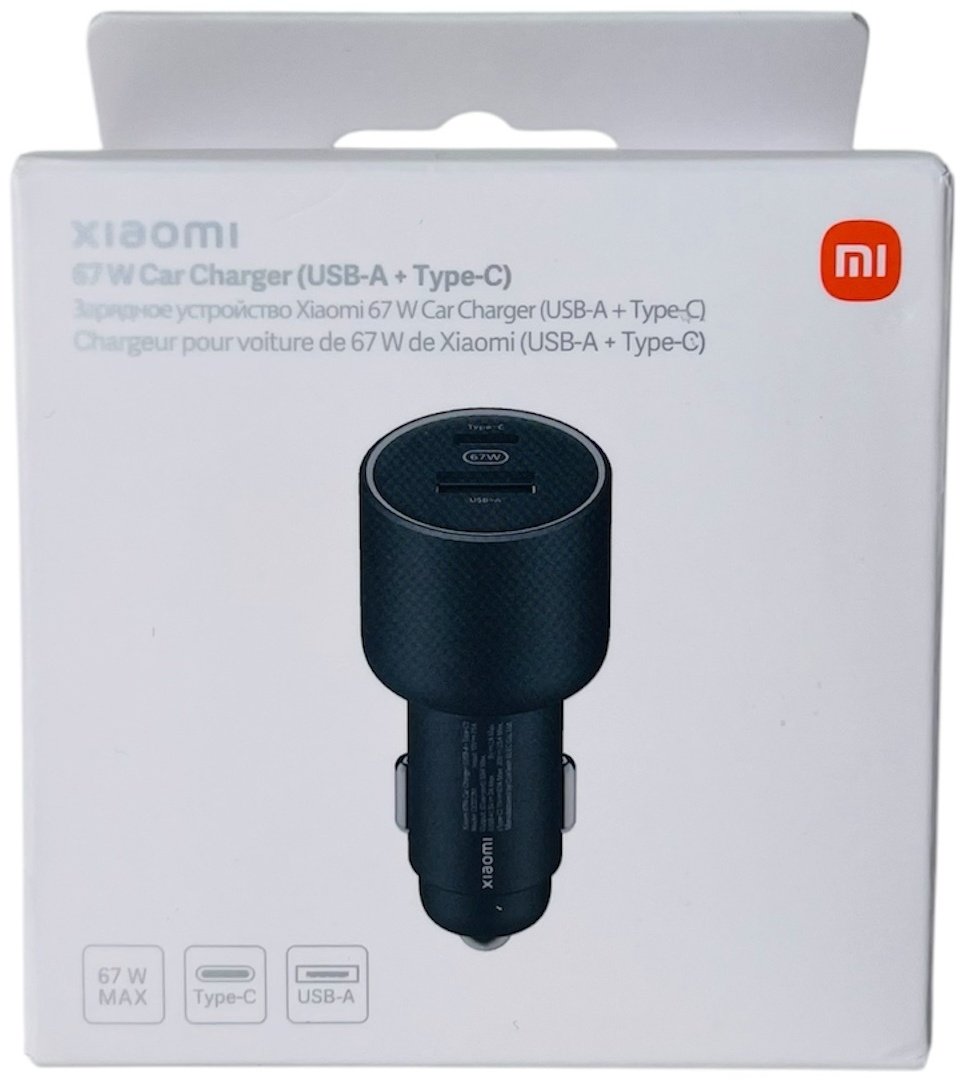 Зарядное устройство Xiaomi 67W CAR CHARGER CC07ZM USB Type-C, USB черный - ForteMarket Зарядное устройство Xiaomi 67W CAR CHARGER CC07ZM USB Type-C, USB черный купить,0
