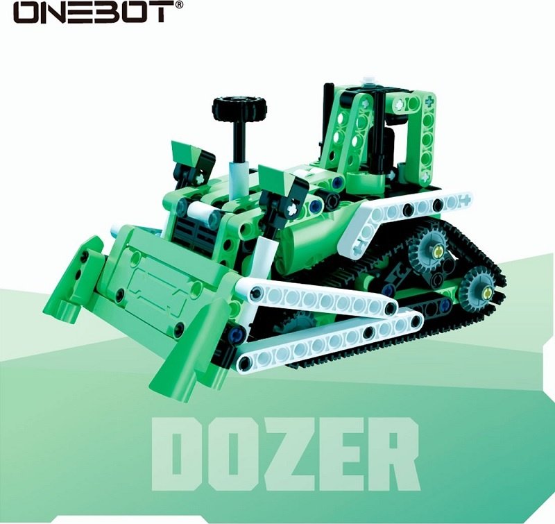 Конструктор ONEBOT Mini Engineering Bulldozer, деталей 339 шт