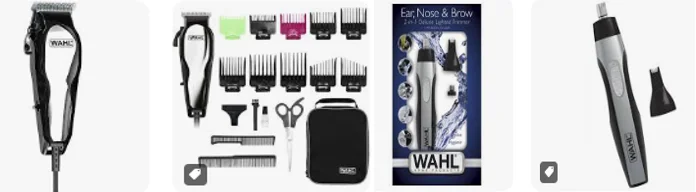 Машинка для стрижки волос Wahl Baldfader Black + Wahl Nose Trimmer