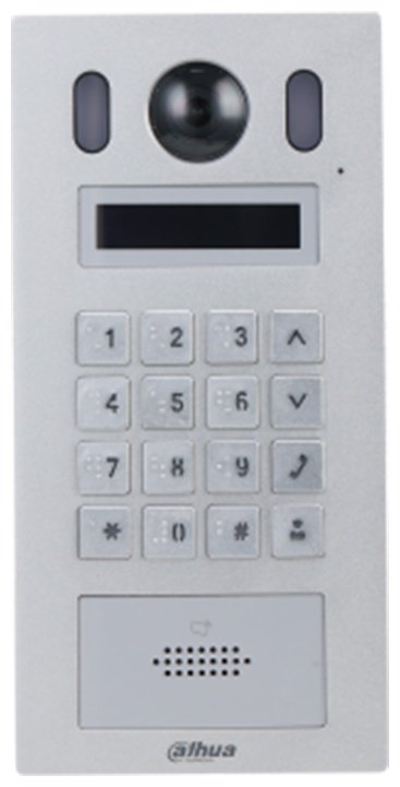 Dahua вызывная панель DHI-VTO6222E-P серебристый