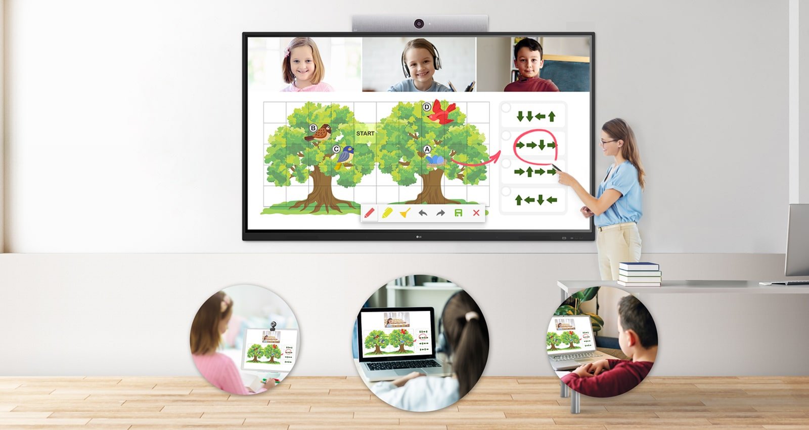Интерактивная панель LG 65TR3DJ-B 65 дюйм купить,0