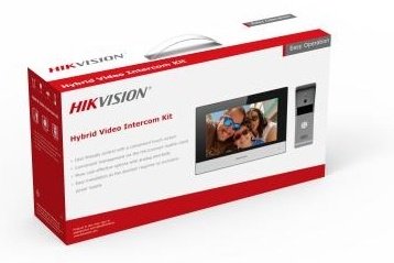 Hikvision видеодомофон DS-KIS303-P серебристый, черный - ForteMarket Hikvision видеодомофон DS-KIS303-P серебристый, черный купить,0