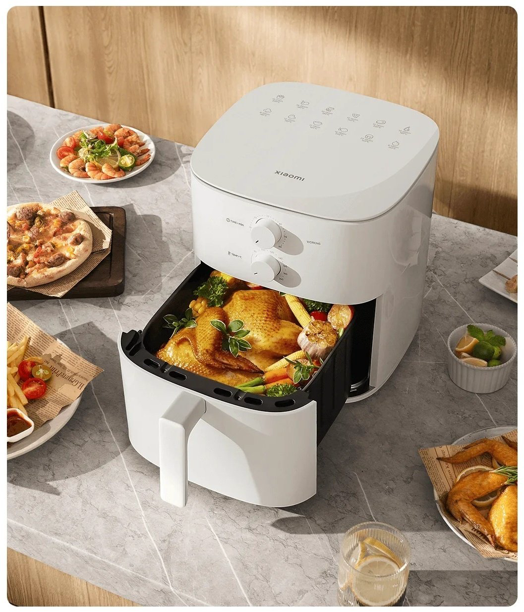 Аэрогриль Xiaomi Air Fryer Essential 6L MAF13 белый купить,NaN