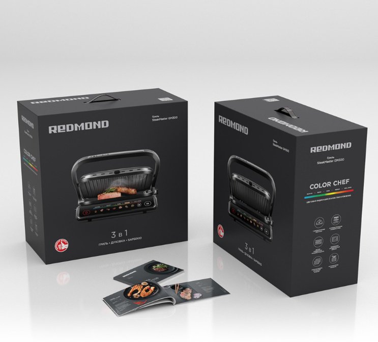 Гриль REDMOND GM300 черный купить,138590