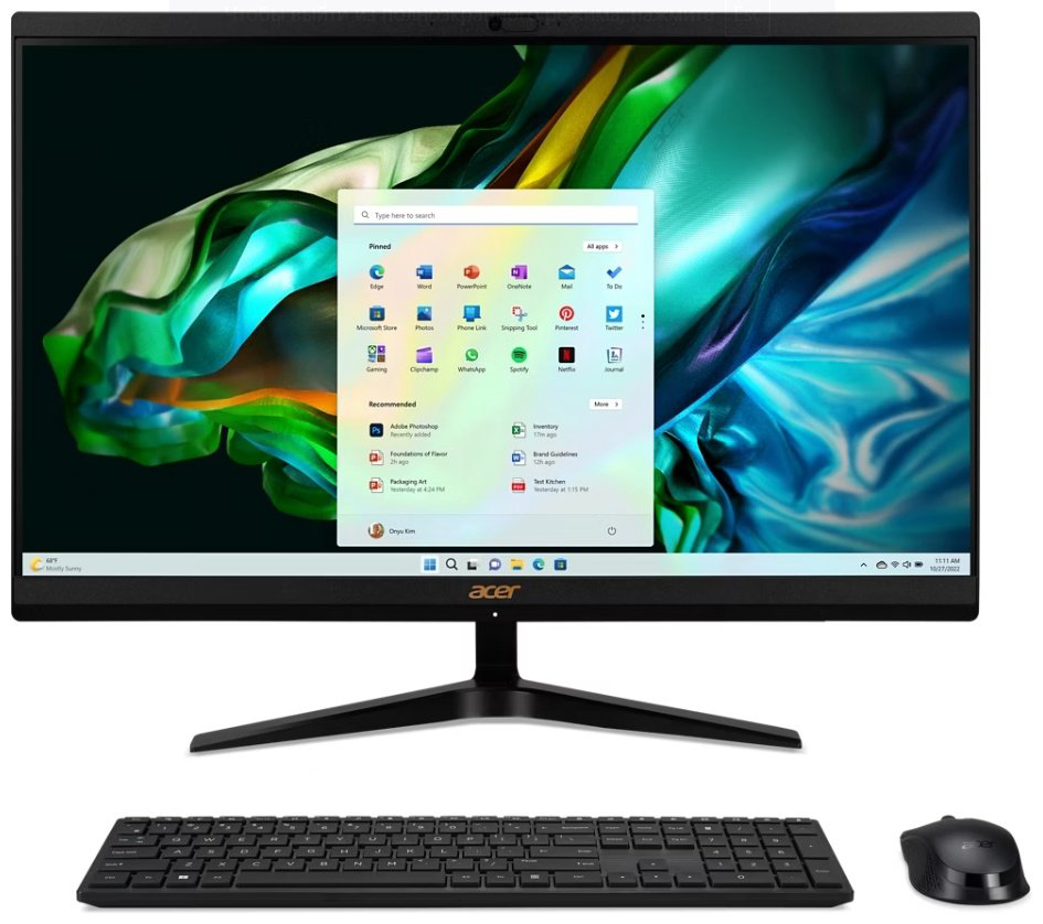 Моноблок Acer Aspire C24-1800 DQ.BLFMC.00A Black купить,NaN