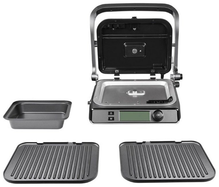 Гриль REDMOND SteakMaster GM301 черный, стальной