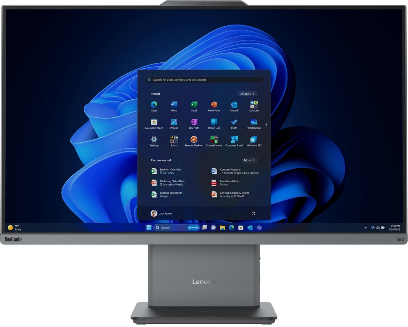 Моноблок Lenovo ThinkCentre Neo 50a Gen 5 12SB0013RU черный купить,NaN