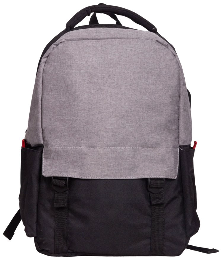 Рюкзак Deluxe A-1854 до 14" серый