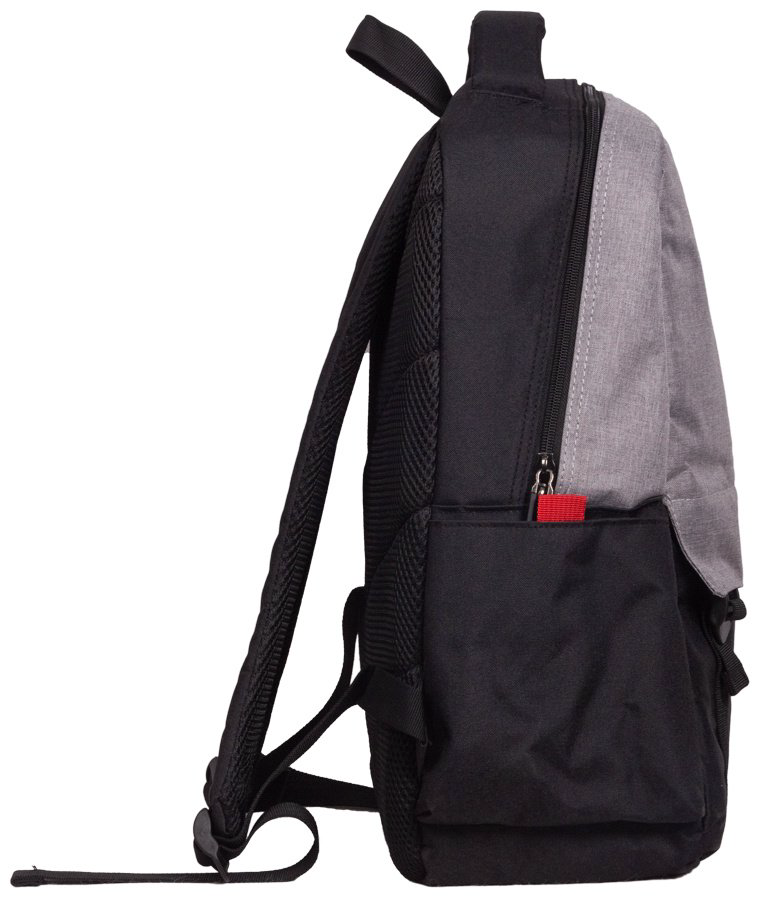 Рюкзак Deluxe A-1854 до 14" серый