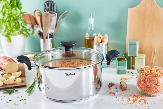Кастрюля 3 л, Tefal E3084474 нержавеющая сталь купить,NaN