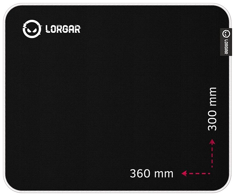Коврик для мыши Lorgar Legacer 753 LRG-CMP753 360x300x3 мм черный - ForteMarket Коврик для мыши Lorgar Legacer 753 LRG-CMP753 360x300x3 мм черный купить,1781