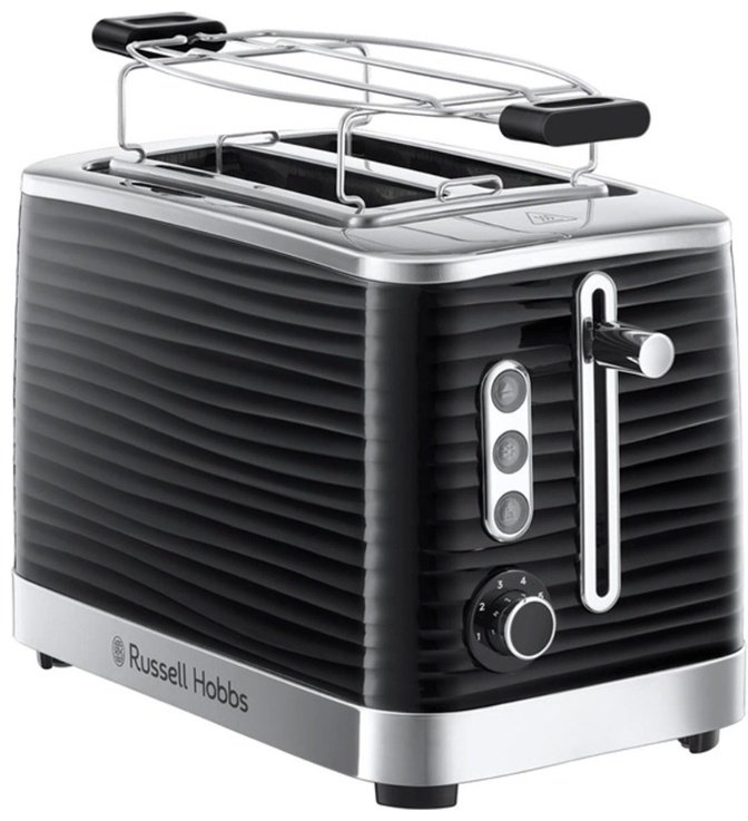 Тостер Russell Hobbs 24371-56 черный, серебристый