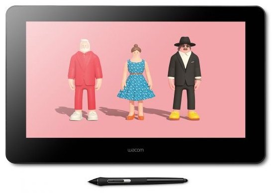 Графический планшет Wacom DTH167K0B черный