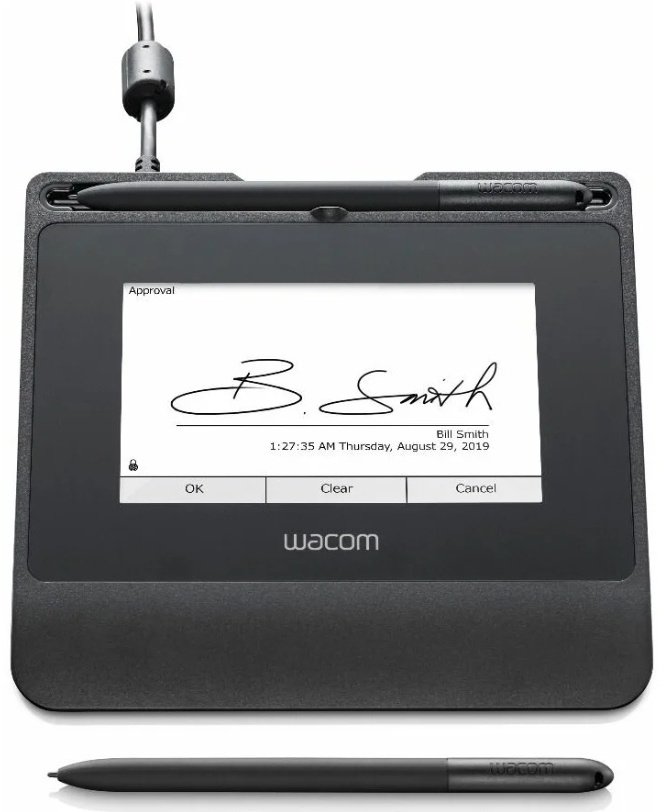 Графический планшет Wacom LCD Signature Tablet STU-540-CH2 серый