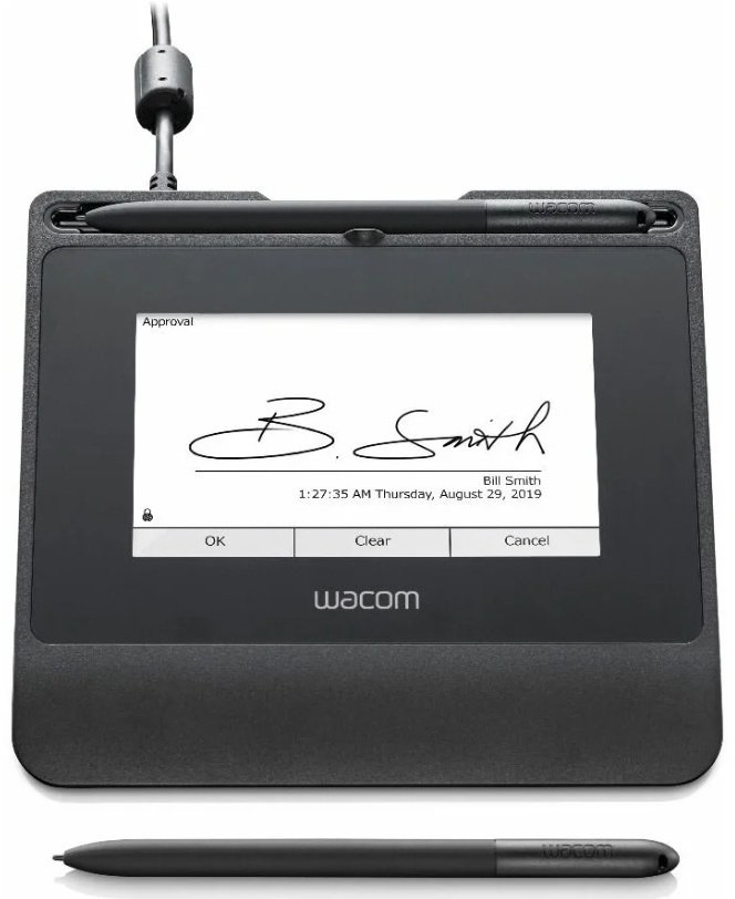 Графический планшет Wacom LCD Signature Tablet STU-540-CH2 серый