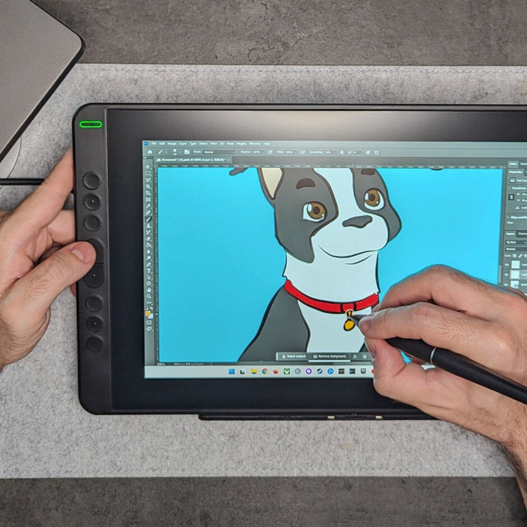 Графический планшет HUION Kamvas 13 черный - ForteMarket Графический планшет HUION Kamvas 13 черный купить,150319