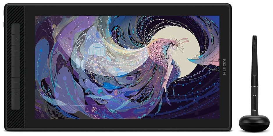 Графический планшет HUION Kamvas Pro 16 2.5K GT1602 черный