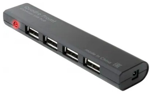 Док-станция Defender Defender Promt USB 2.0, 4 порта HUB черный