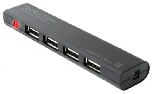 Док-станция Defender Defender Promt USB 2.0, 4 порта HUB черный