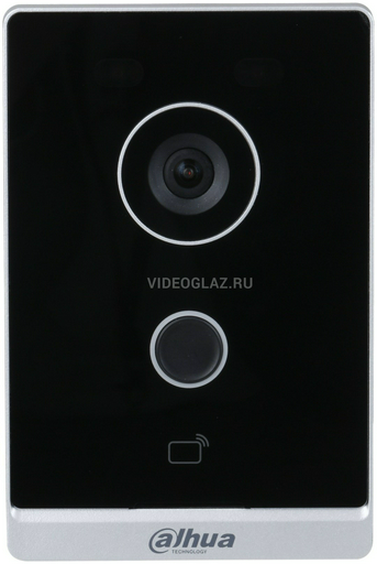 Dahua вызывная панель DHI-VTO2211G-WP черный, серебристый