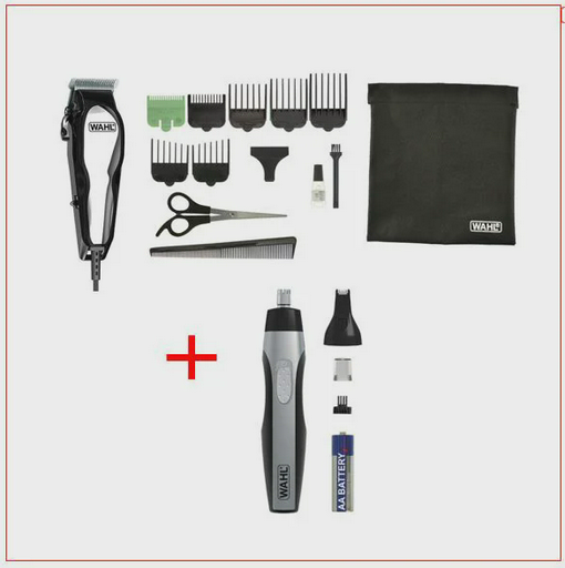 Машинка для стрижки волос Wahl Baldfader Black + Wahl Nose Trimmer
