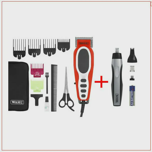 Машинка для стрижки волос Wahl Close Cut Pro Red + Wahl Nose Trimmer