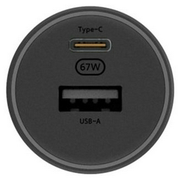 Зарядное устройство Xiaomi 67W CAR CHARGER CC07ZM USB Type-C, USB черный