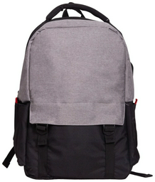 Рюкзак Deluxe A-1854 до 14" серый