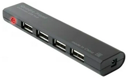 Док-станция Defender Defender Promt USB 2.0, 4 порта HUB черный