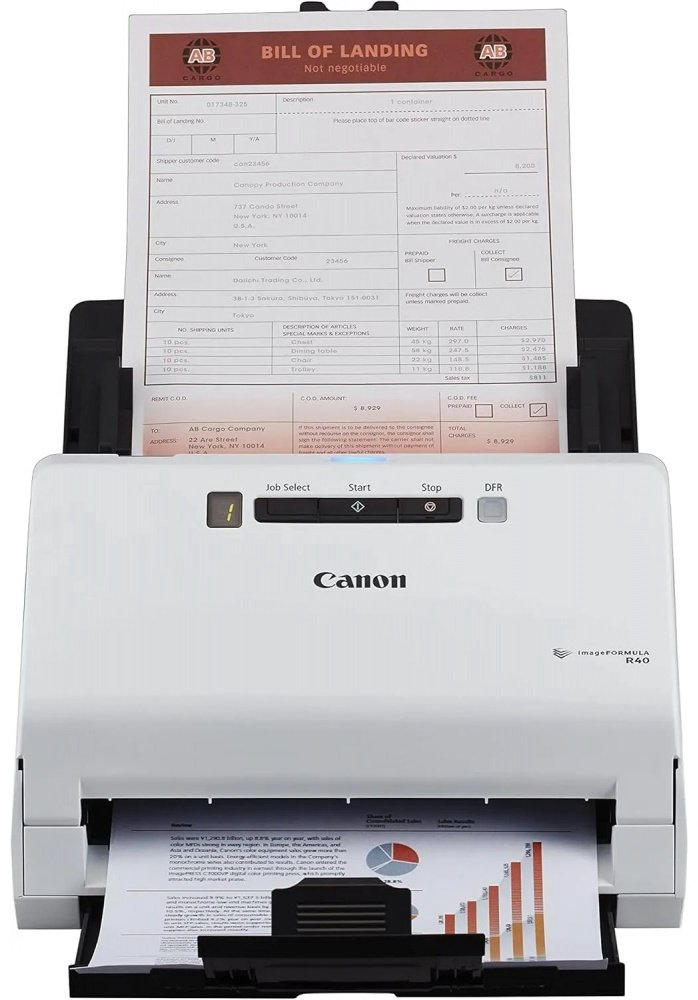 Сканер Canon imageFORMULA R40 белый купить,999999