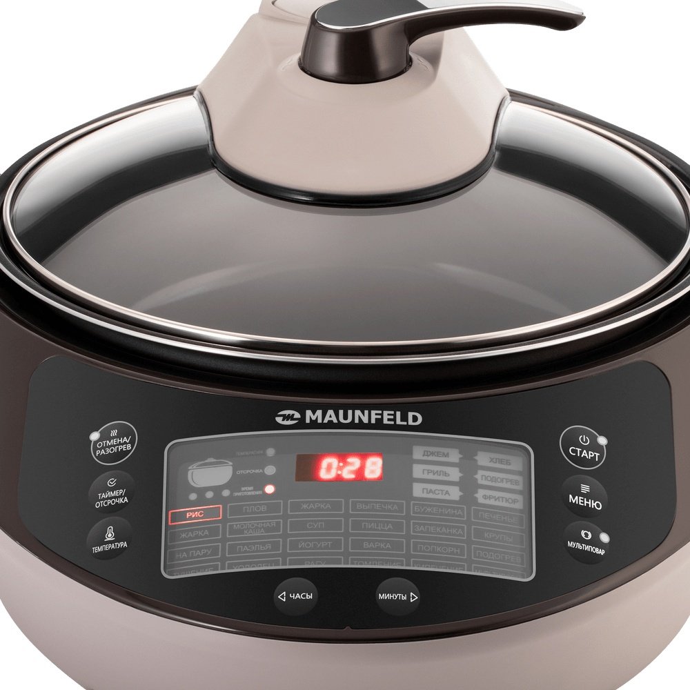 Мультиварка MAUNFELD MF-1621BR черный - ForteMarket Мультиварка MAUNFELD MF-1621BR черный купить,0