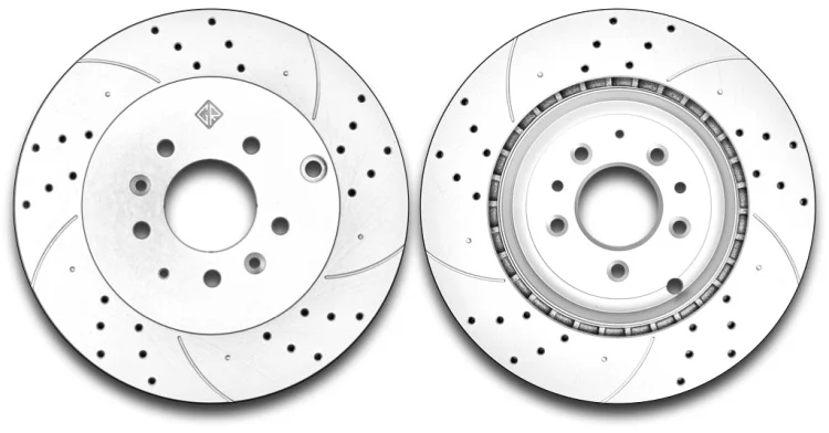 Диски Gerat задние DSK-R121P 2шт купить,59840