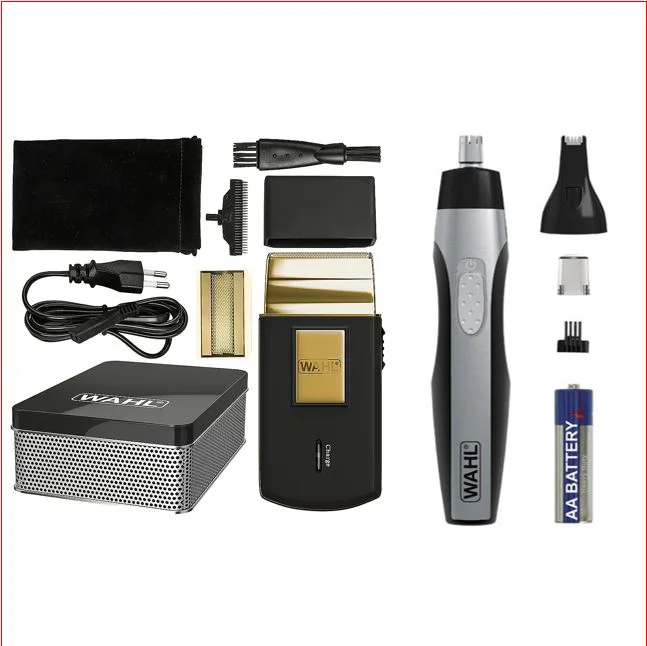 Бритва мужская сеточная Wahl Travel Shaver Black + Wahl Nose Trimmer - ForteMarket Бритва мужская сеточная Wahl Travel Shaver Black + Wahl Nose Trimmer купить,0