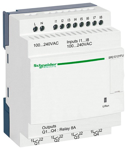 Schneider Electric реле контроля напряжения SR2E121FU AC 240 В 8 А, кол-во фаз : 1