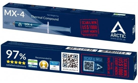 Термопаста Arctic MX-4 ACTCP00031B купить,0