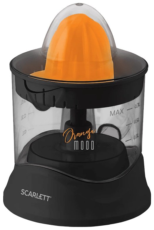 Соковыжималка Scarlett SC-JE50C09 черный, прозрачный