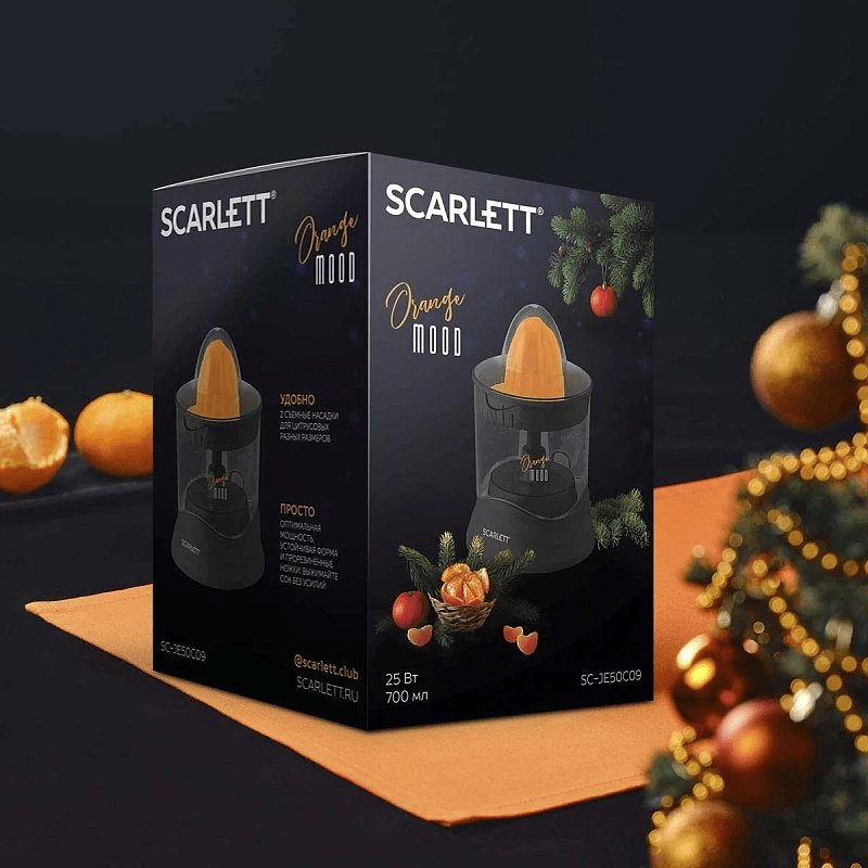 Соковыжималка Scarlett SC-JE50C09 черный, прозрачный купить,0