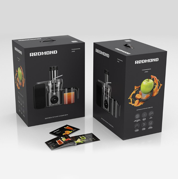 Соковыжималка REDMOND J1402 серый купить,100990