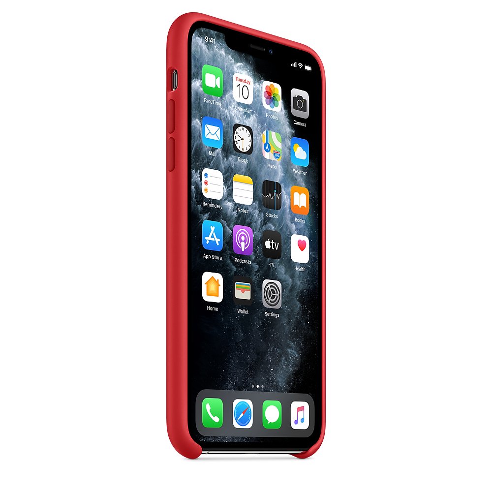 Чехол Apple для iPhone 11 Pro Max Silicone Case MWYV2ZM/A красный купить,0