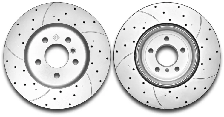 Диски задние Gerat DSK-R126P 2шт - ForteMarket Диски задние Gerat DSK-R126P 2шт купить,64130