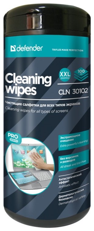 Defender влажная салфетка CLN 30102 PRO