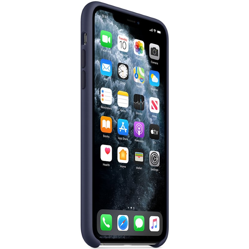 Чехол Apple для iPhone 11 Pro Max Silicone Case MWYW2ZM/A синий - ForteMarket Чехол Apple для iPhone 11 Pro Max Silicone Case MWYW2ZM/A синий купить,0