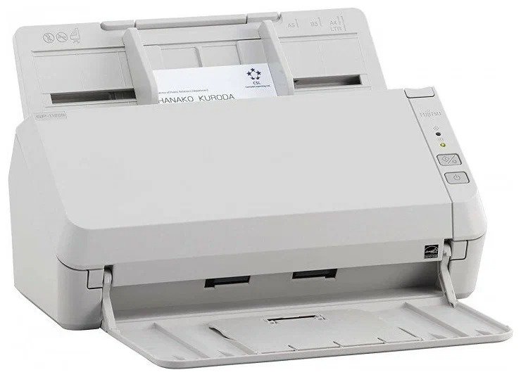 Сканер Fujitsu SP-1130N белый купить,0