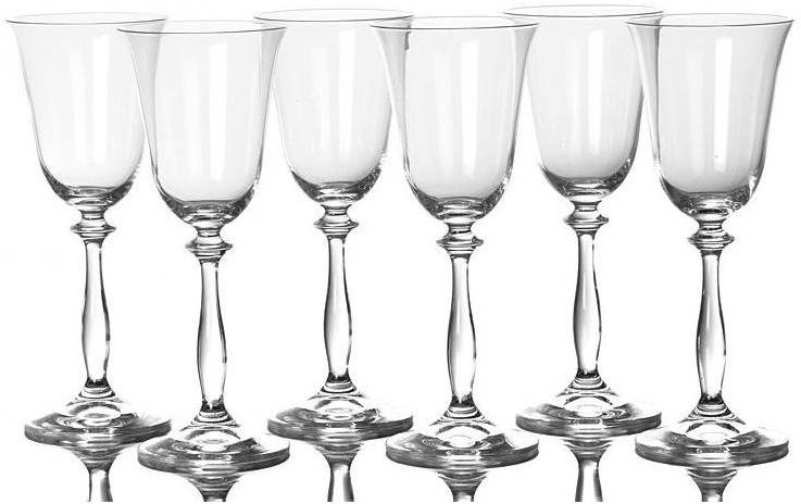 Набор фужеров Crystalite Bohemia Angela 185мл 40600-431842-185 6шт купить,NaN