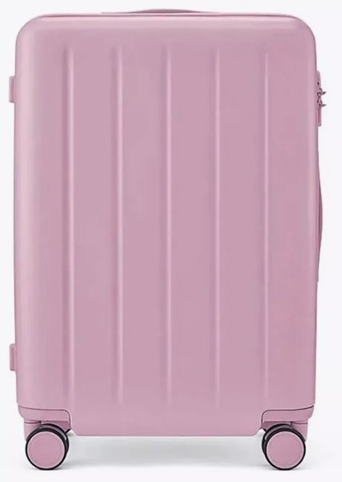 Чемодан NinetyGo Danube MAX luggage поликарбонат 80 л розовый купить,0