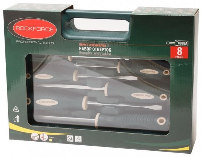 ROCKFORCE набор отверток RF-7008A набор из 8 - ForteMarket ROCKFORCE набор отверток RF-7008A набор из 8 купить,0