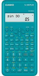 Калькулятор научный, универсальный CASIO FX-220PLUS-2-W-EH, 10+2-разрядный, бирюзовый