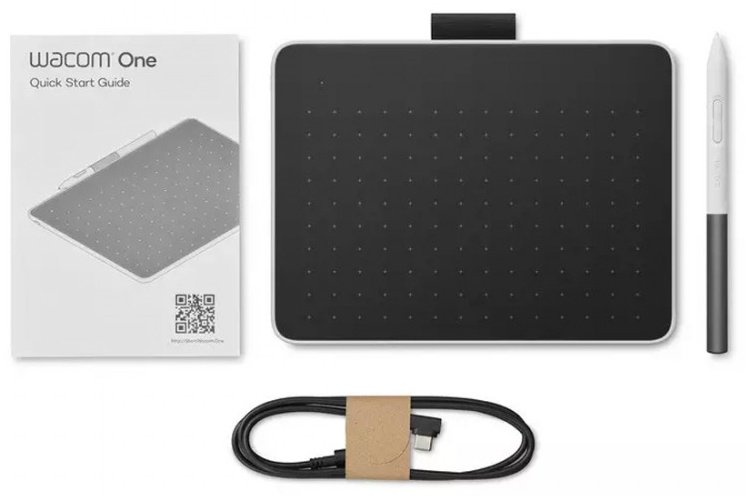 Графический планшет Wacom One pen tablet small - N черный купить,0